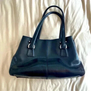 Liz Claiborne Black Satchel Purse made with vegan leather
